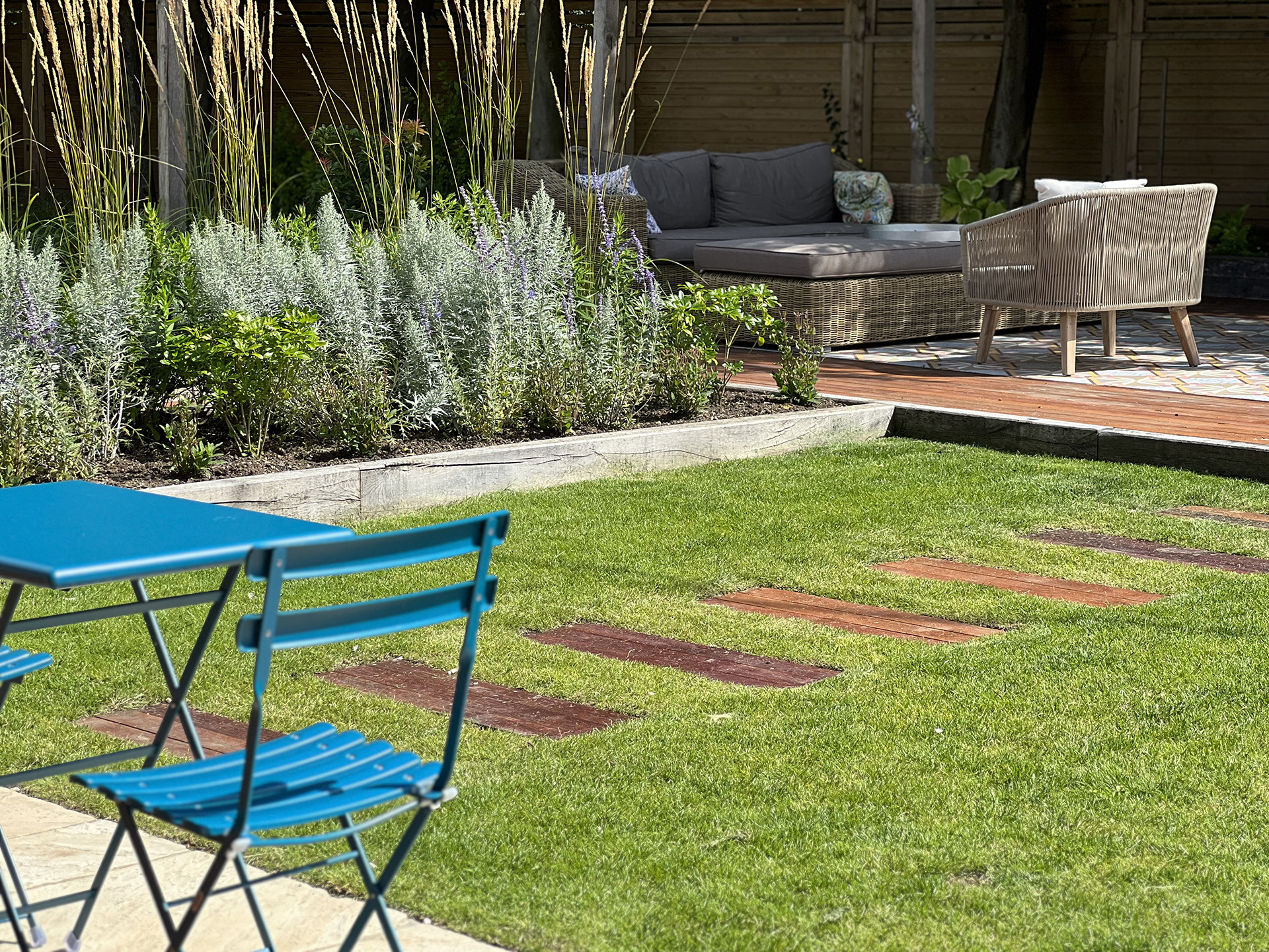 Large family garden in Frome