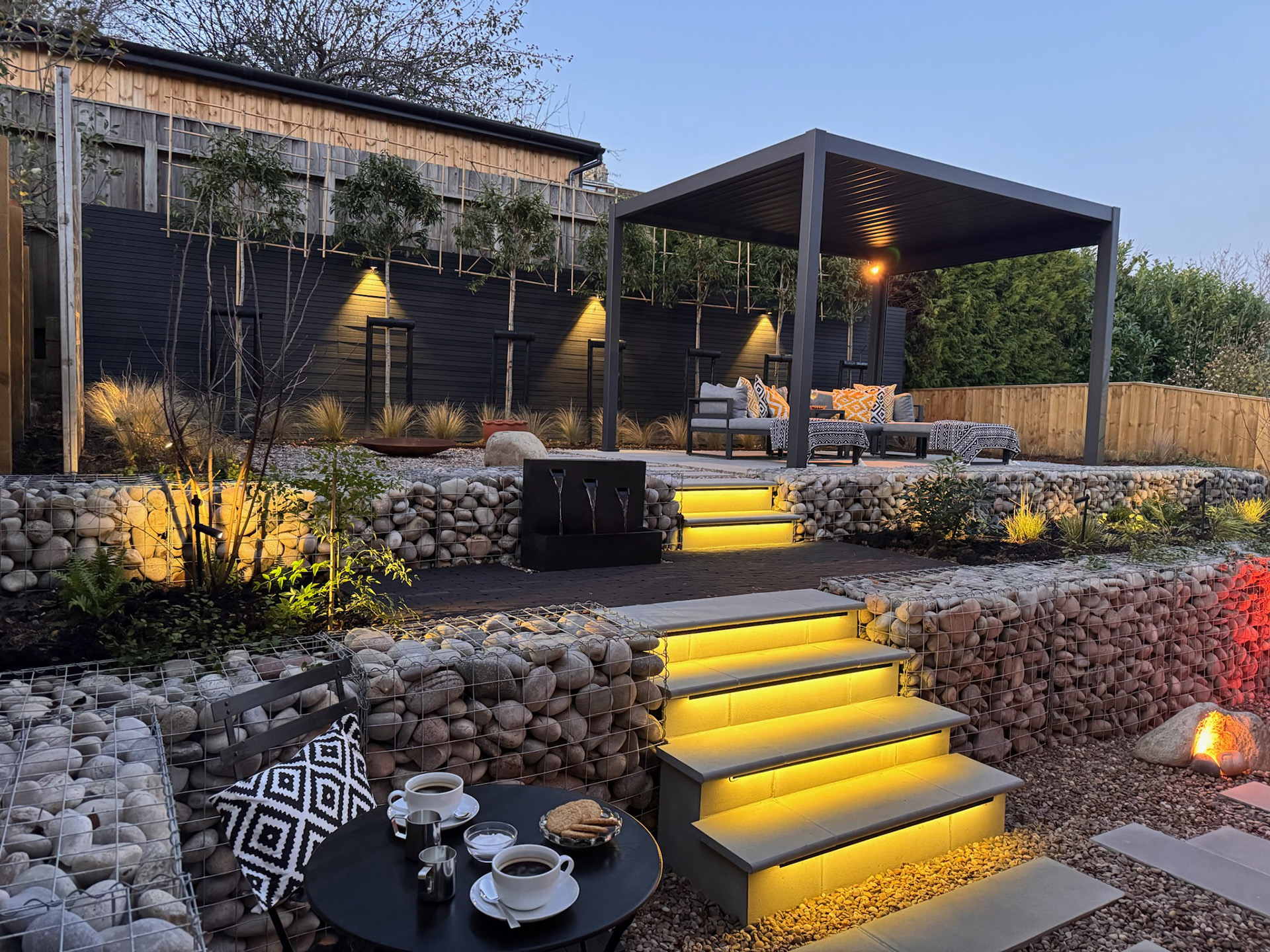 Terrace Garden Design in Bath